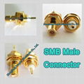 SMB公頭螺母安裝終端連接器