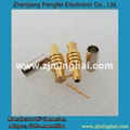 MCX Male Plug RF Connector Crimped for