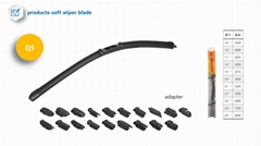all season  soft wiper blade for HOOK type