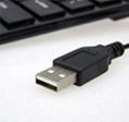 超薄键盘USB3.0接口标准105键X脚架  2