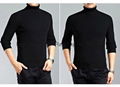 High Collar Silk Sweater for Men 2