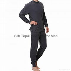 Silk Top&Pant Sets for Men