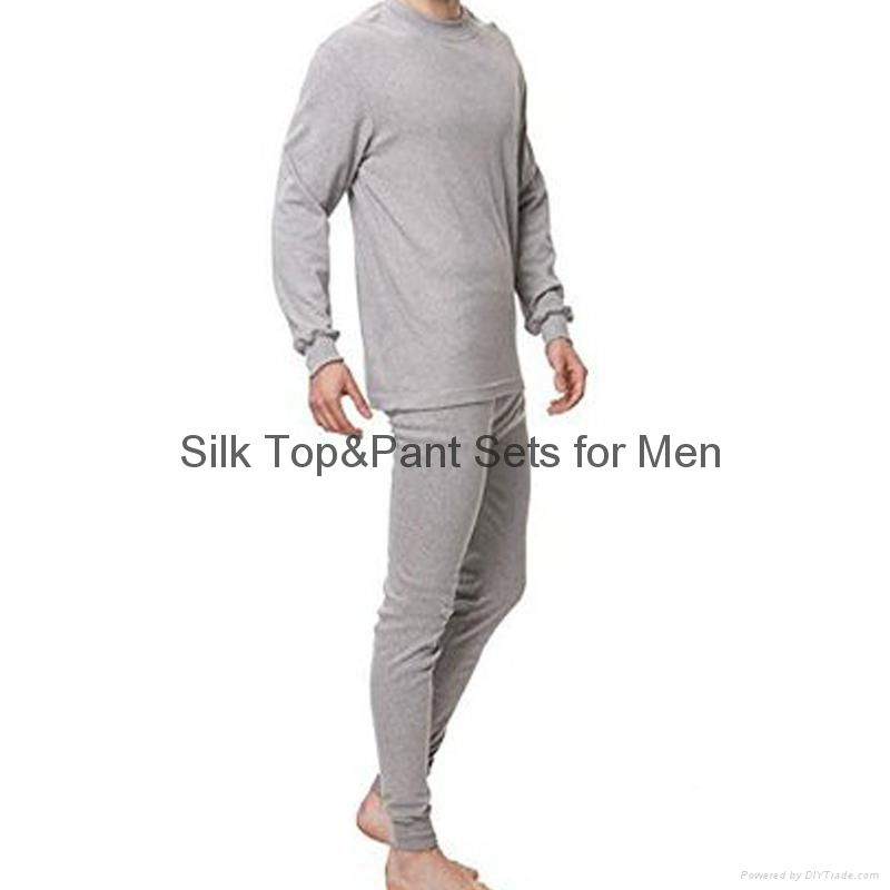 Silk Top&Pant Sets for Men 3