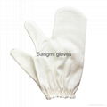 ayurvedic garshana 100% raw silk dry massage gloves  9