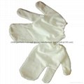 ayurvedic garshana 100% raw silk dry massage gloves  5