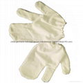 ayurvedic garshana 100% raw silk dry massage gloves  3