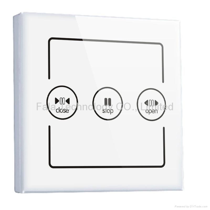 Remote curtain control switch of wifi home automation fala system