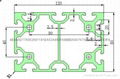 恒树8080工业铝型材 1