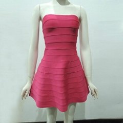 Wholesale Red Legerity Strapless Bandage Dress&Evening Dress
