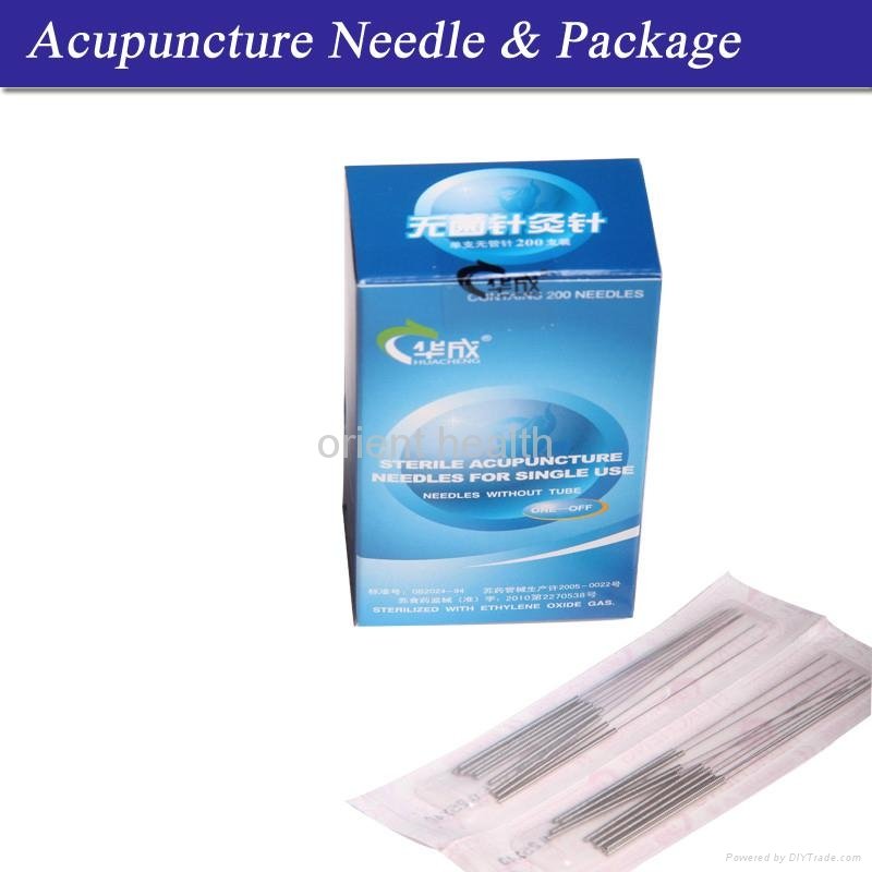 Stainless Steel Acupuncture Needle Without Tube 10pcs/blister CE/ISO 2