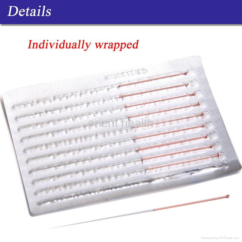 Copper Handle Sterile Hwato Acupuncture Needle 2