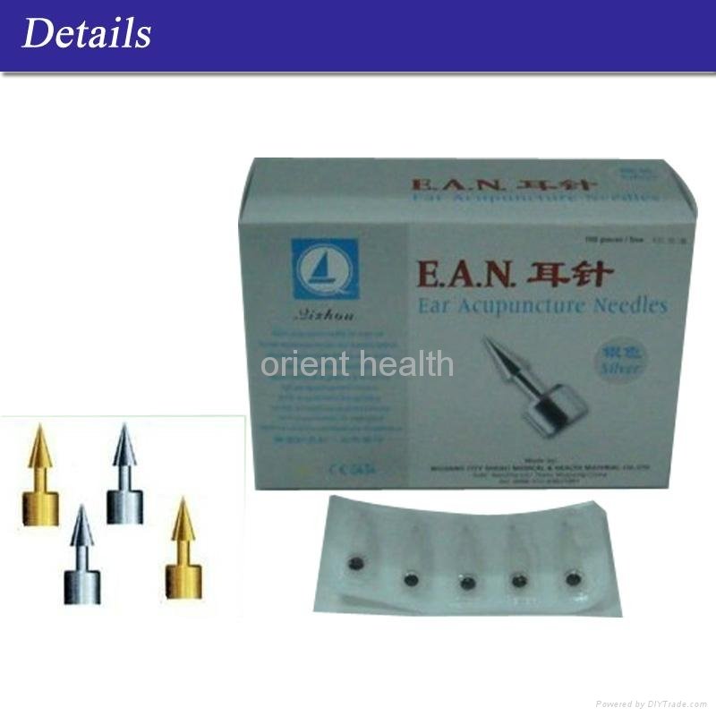 Ear Acupuncture Needles With Gold/Silver Coated CE 2