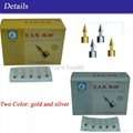 Ear Acupuncture Needles With Gold/Silver Coated CE 3