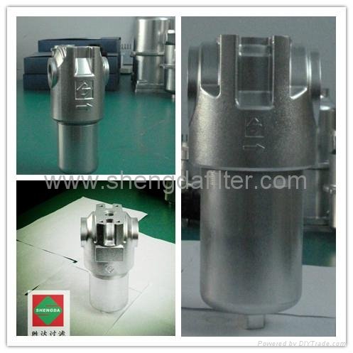 Hydraulic low pressure inline oil filter  2