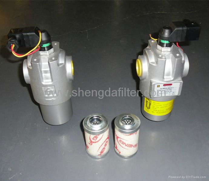 Hydraulic low pressure inline oil filter  4