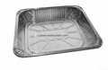 half Sized Aluminum Steam Pan disposable Packaging Steam Table Pan Silver 1