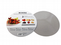 disposable aluminum foil container with paper board lids for food packaging use 4