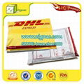 Shock resistance and FSC certificate approved grey recycle dhl plastic mail bag