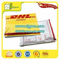 Shock resistance and FSC certificate approved grey recycle dhl plastic mail bag