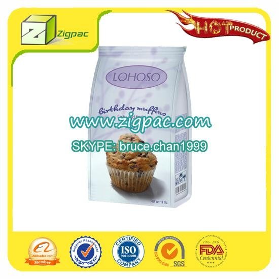ISO9001 certificate approved nature new virgin PE eco-friendly stand up pouch 4