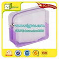 SGS certificate approved fanshion clear PVC cosmetic bag 3