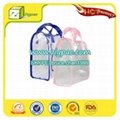 SGS certificate approved fanshion clear PVC cosmetic bag 5