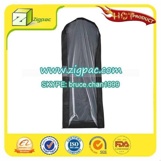Widely empolyed in apparel industry and clear foldable zipper garment bag 2