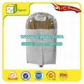 Widely empolyed in apparel industry and clear foldable zipper garment bag