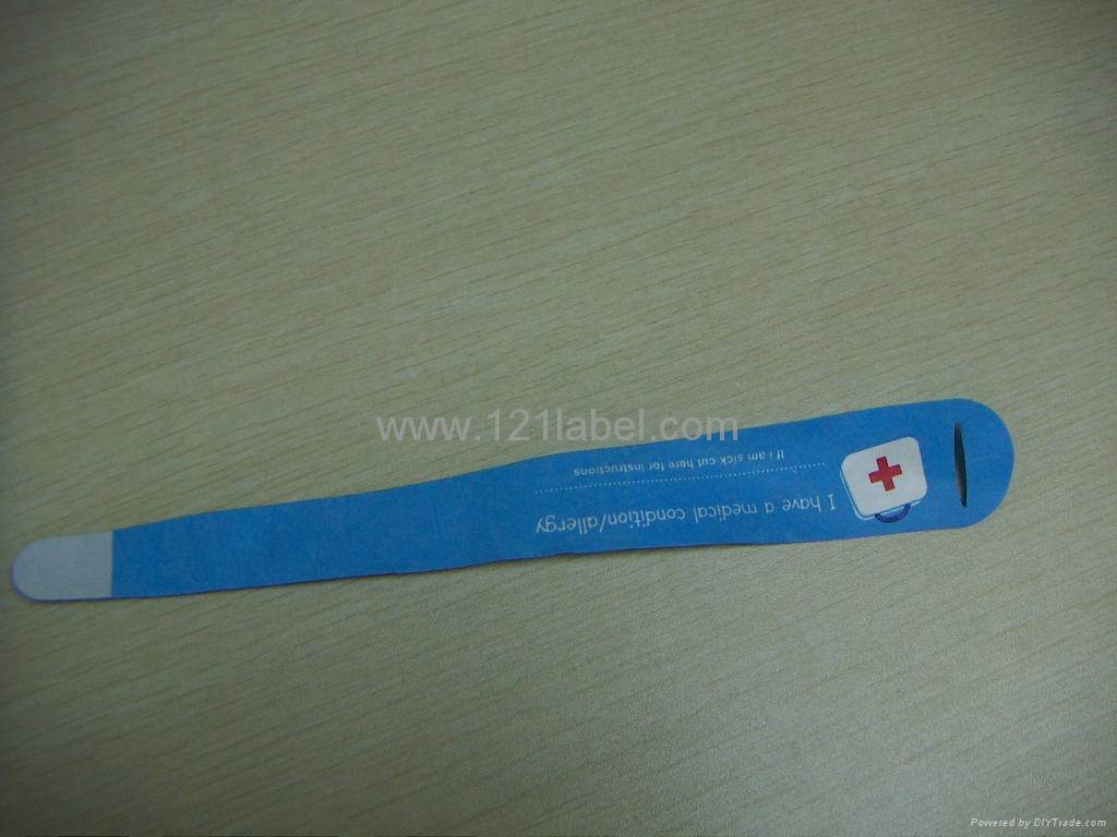 東莞杜邦泰維克環保型可手寫醫用手腕帶