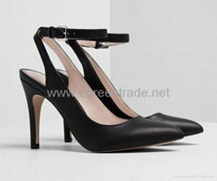 2015 elegant PU evening high heels from China