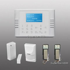 GSM PSTN LCD Wireless Home Security Alarm Burglar System