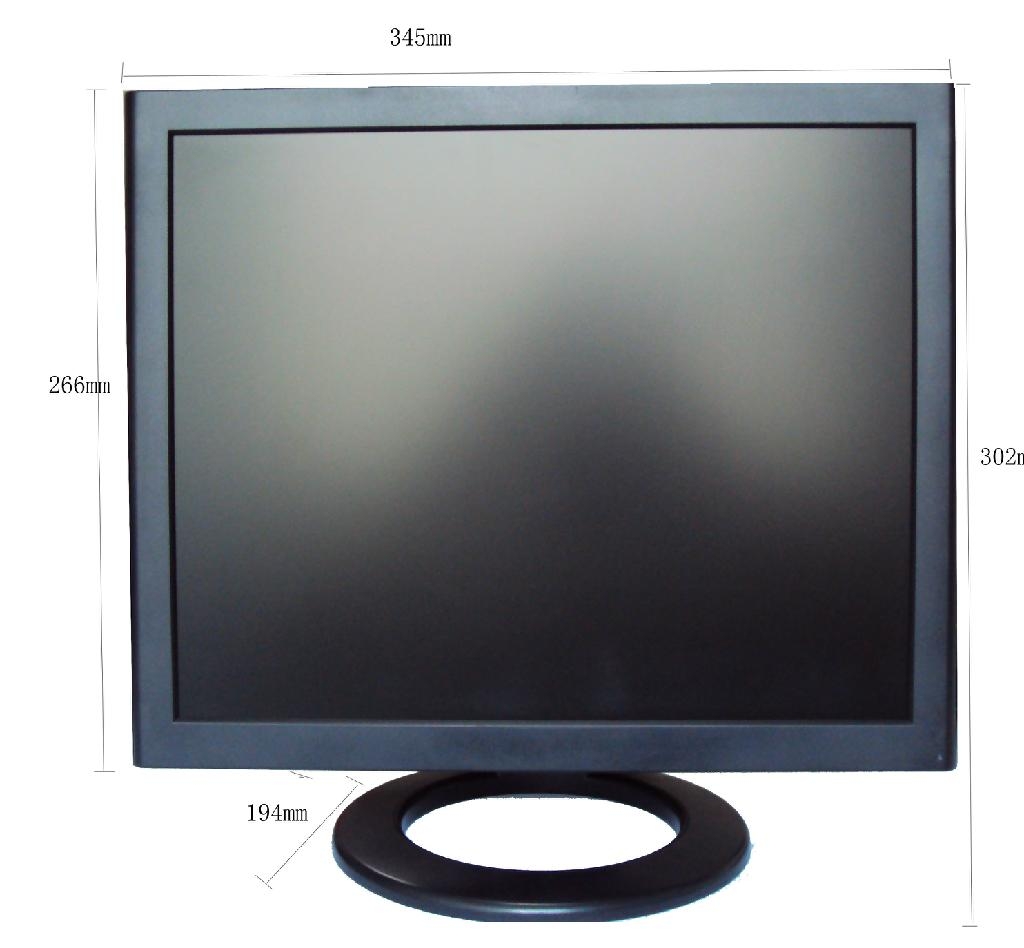 Plastic housing lcd/led  CCTV Monitor 