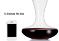 1900ML Big Capacity Glass Red Wine Decanter 3