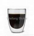 200ML Double Walled Pyrex Coffee Glass Cup