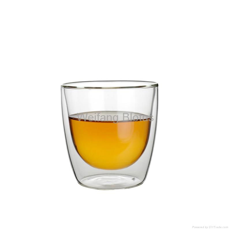 200ML Double Walled Pyrex Coffee Glass Cup 4