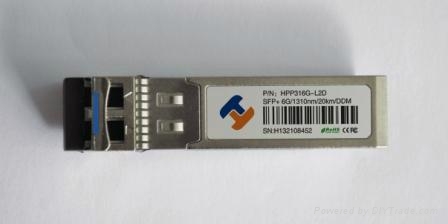SFP+ 双纤 LC接口 6G 1310nm 2km/20km 光模块 2