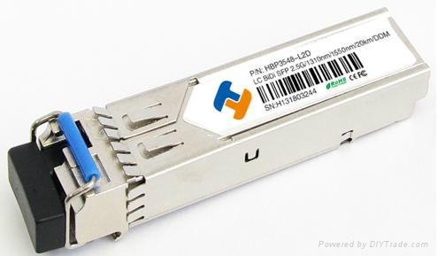 SFP 单纤双向  LC 155M-4.25G 500m-120km 单模光模块 2