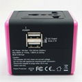 Universal Travel Adapter with 2.1A Dual USB Charger 5