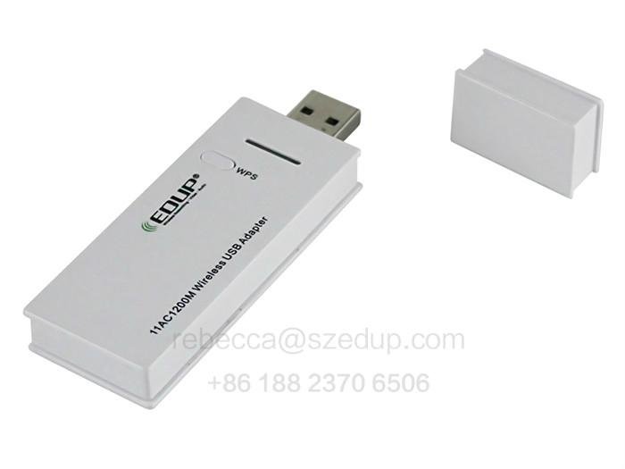 AC Dual Band Wifi USB3.0 Adapter 1200Mbps 3