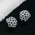 CLASSIC FASHION JEWELRY SILVER925 WITH ZIRCON STONE EARRINGS 1