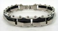 Men hinge stainless steel bracelet 3