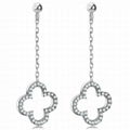 CLASSIC FASHION JEWELRY SILVER925 WITH ZIRCON STONE EARRINGS 5