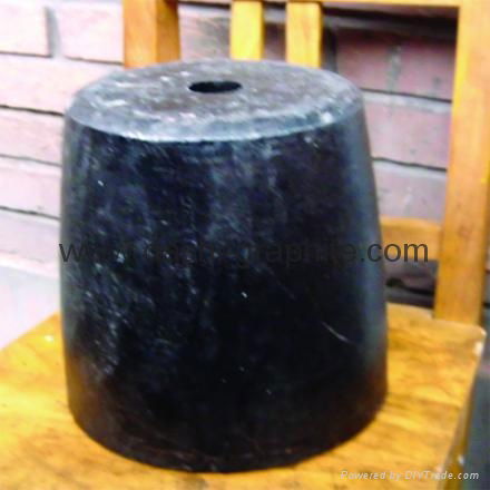 graphite crucible with bottom hole