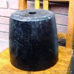 graphite crucible with bottom hole