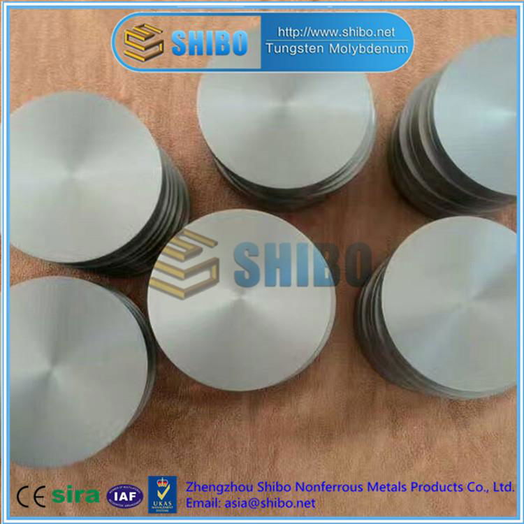 Factory Supply High Purity 99.95% Molybdenum disc 2