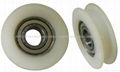 White D62 Elevator Door Hanger Rollers 1