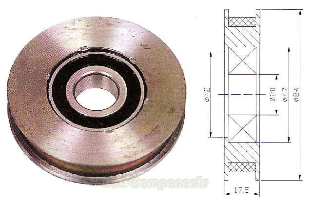 D56,D72,D85 Door hanger roller（elevatorparts）for mitsubishi 2