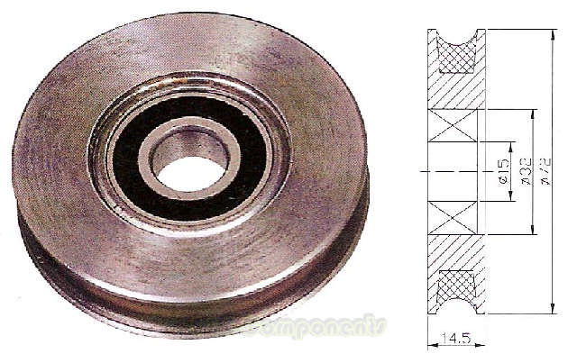 D56,D72,D85 Door hanger roller（elevatorparts）for mitsubishi 3