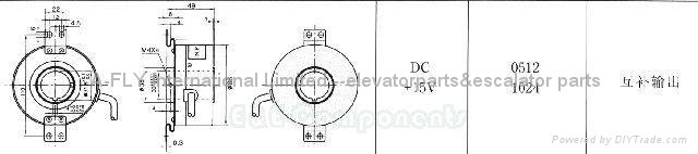 Competitive Price H88-30A-1024BC Encoder,DC15V Rotary Encoder