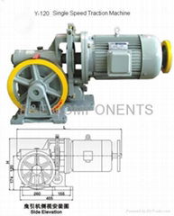 Elevator VVVF Traction machine